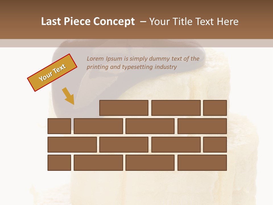 White Indulgence Food PowerPoint Template