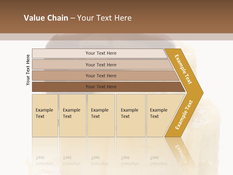 White Indulgence Food PowerPoint Template