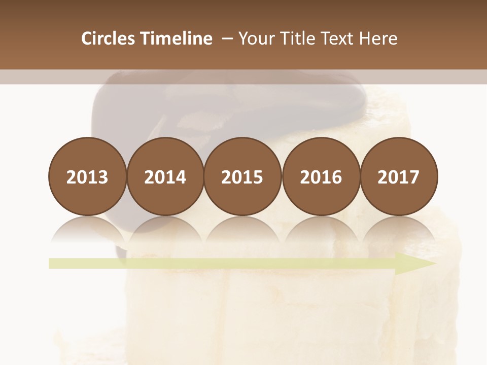 White Indulgence Food PowerPoint Template