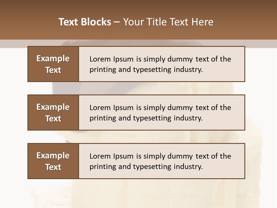 White Indulgence Food PowerPoint Template
