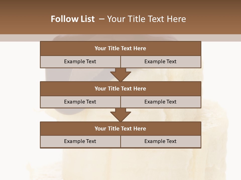 White Indulgence Food PowerPoint Template