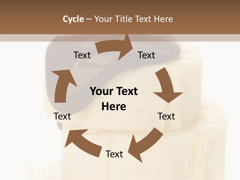 White Indulgence Food PowerPoint Template