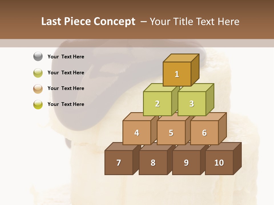 White Indulgence Food PowerPoint Template