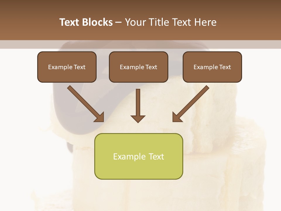 White Indulgence Food PowerPoint Template