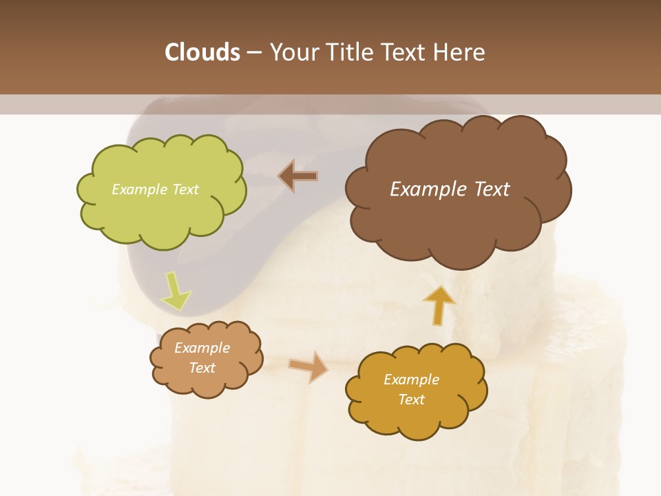White Indulgence Food PowerPoint Template