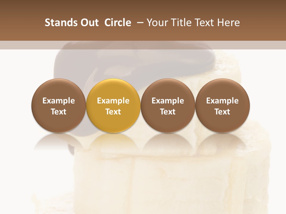 White Indulgence Food PowerPoint Template