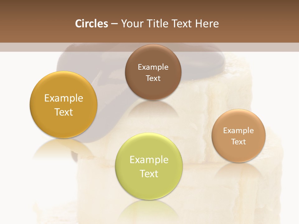 White Indulgence Food PowerPoint Template