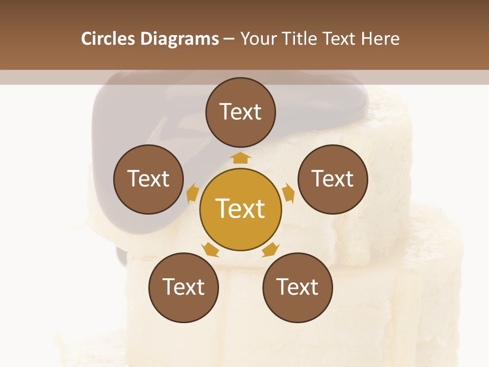 White Indulgence Food PowerPoint Template