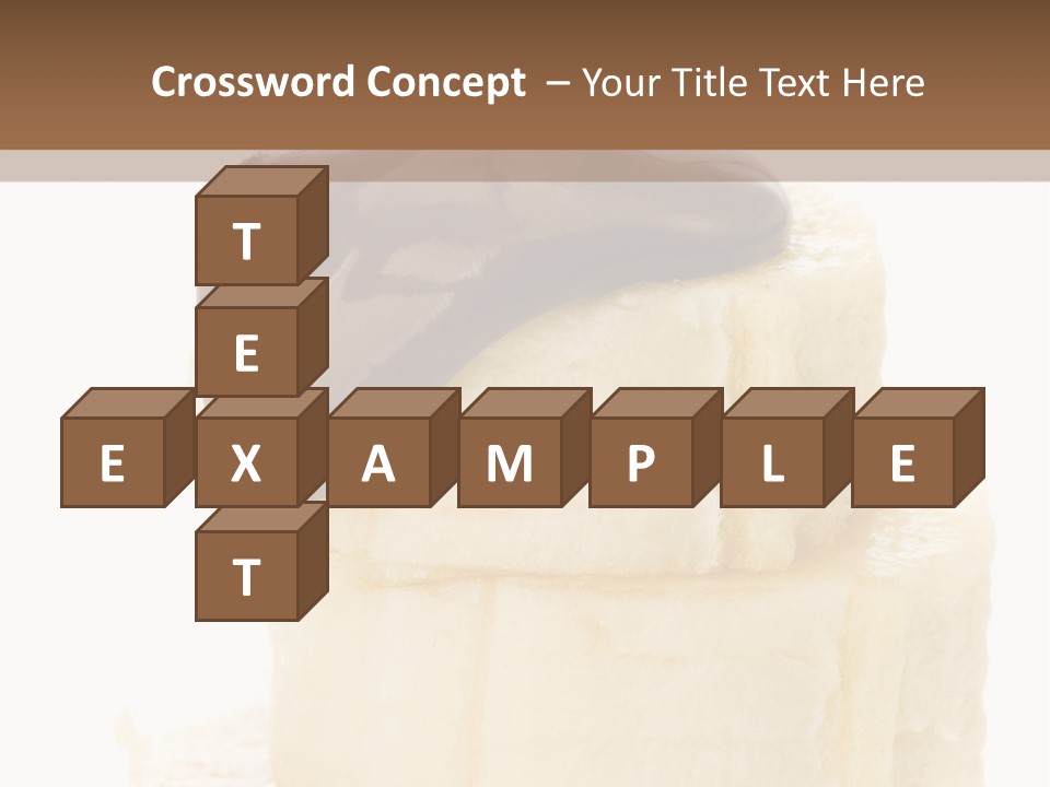 White Indulgence Food PowerPoint Template