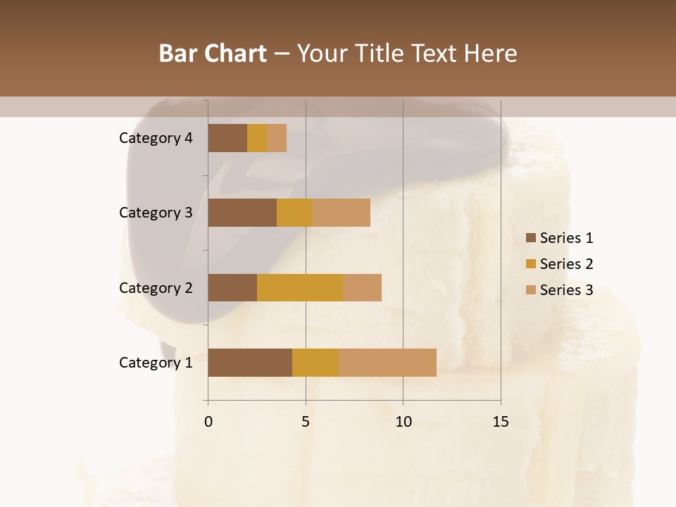 White Indulgence Food PowerPoint Template