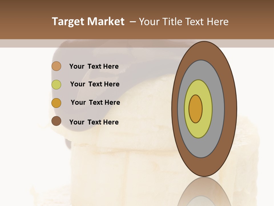 White Indulgence Food PowerPoint Template