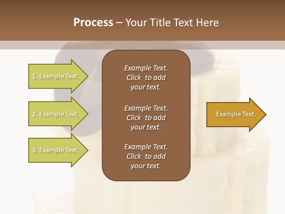 White Indulgence Food PowerPoint Template