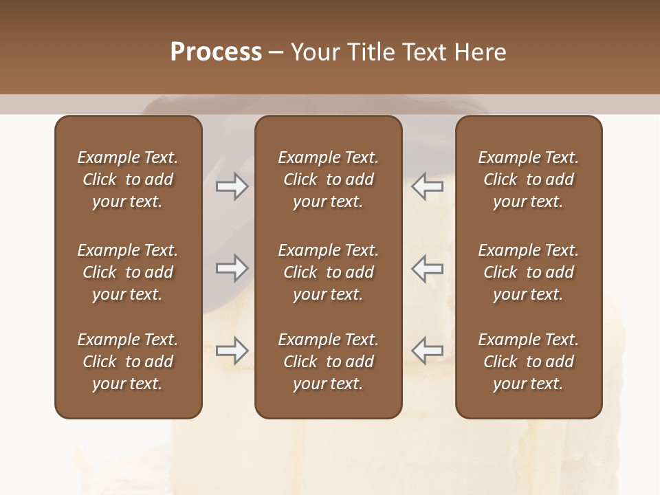 White Indulgence Food PowerPoint Template