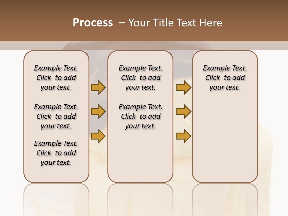White Indulgence Food PowerPoint Template