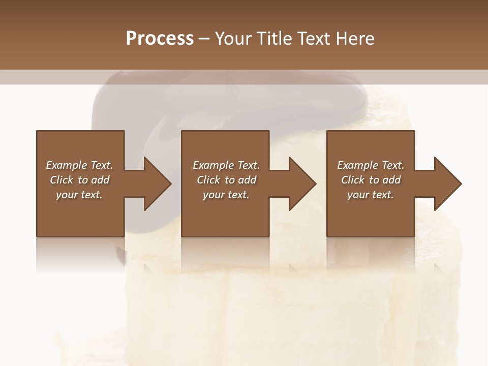 White Indulgence Food PowerPoint Template
