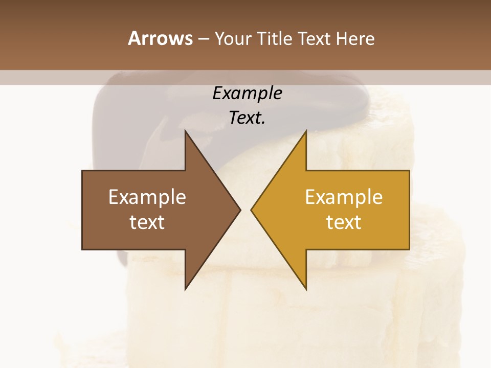 White Indulgence Food PowerPoint Template