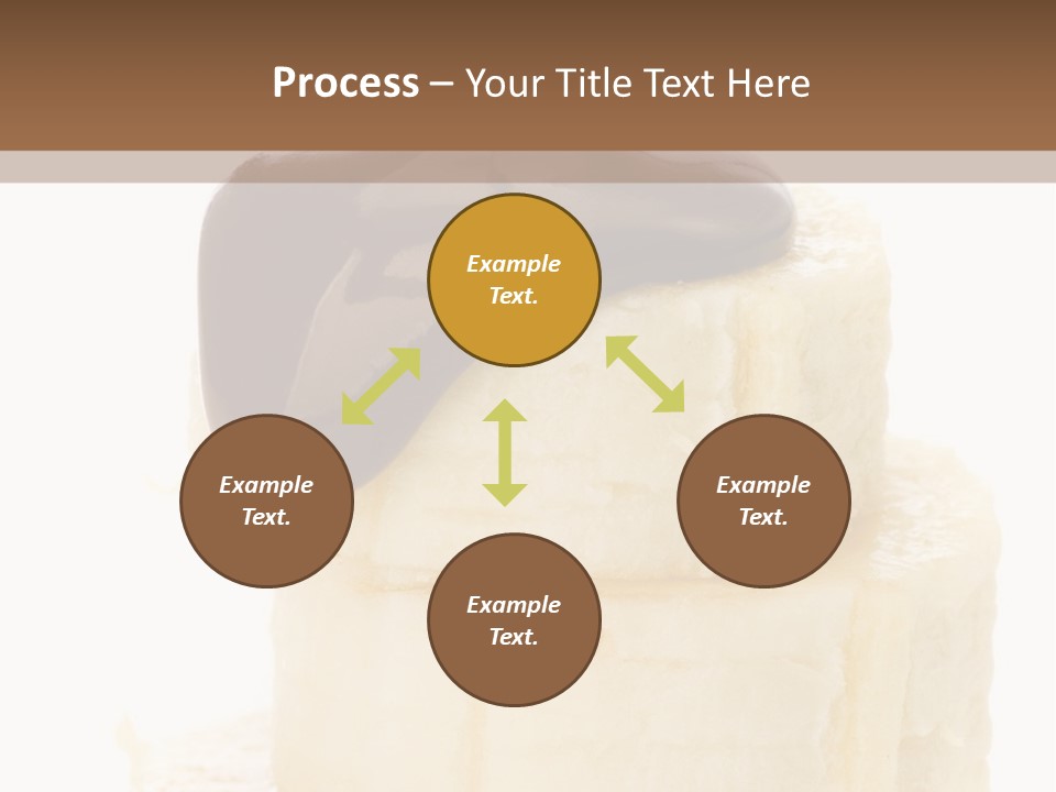 White Indulgence Food PowerPoint Template