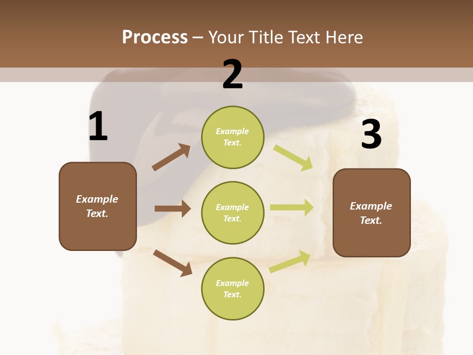 White Indulgence Food PowerPoint Template