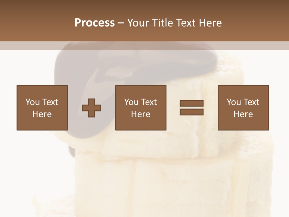 White Indulgence Food PowerPoint Template