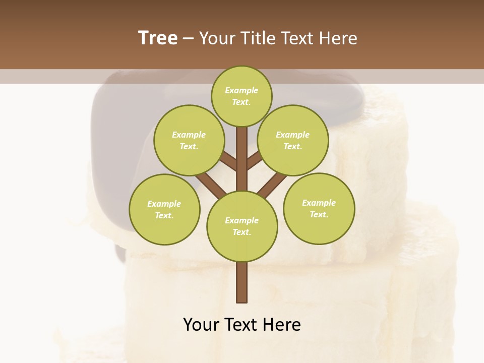 White Indulgence Food PowerPoint Template