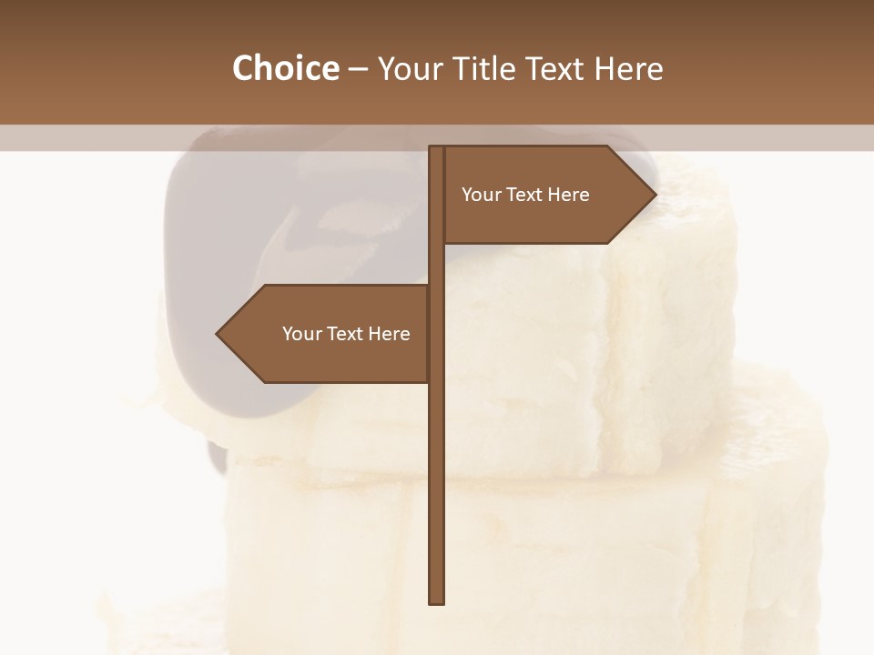 White Indulgence Food PowerPoint Template