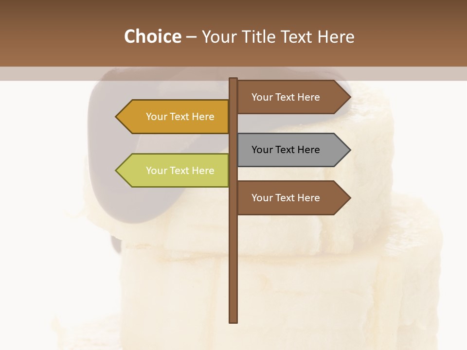White Indulgence Food PowerPoint Template