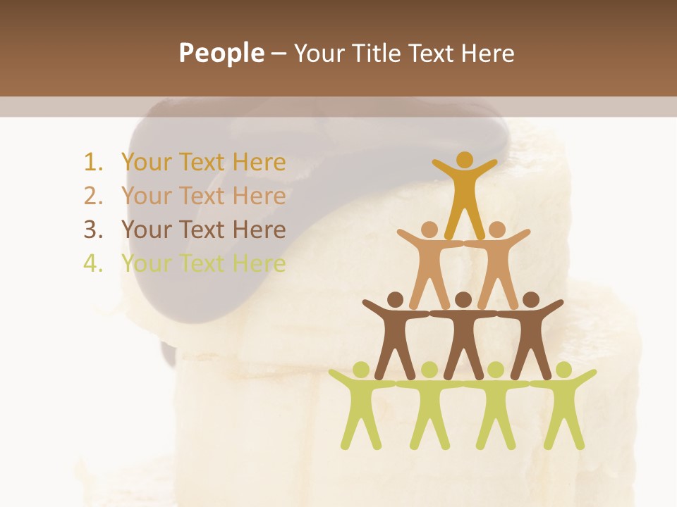 White Indulgence Food PowerPoint Template