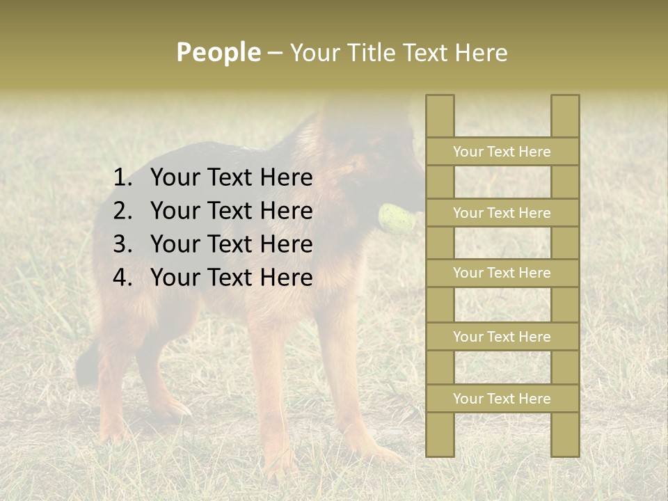 Friend Pose Wood PowerPoint Template