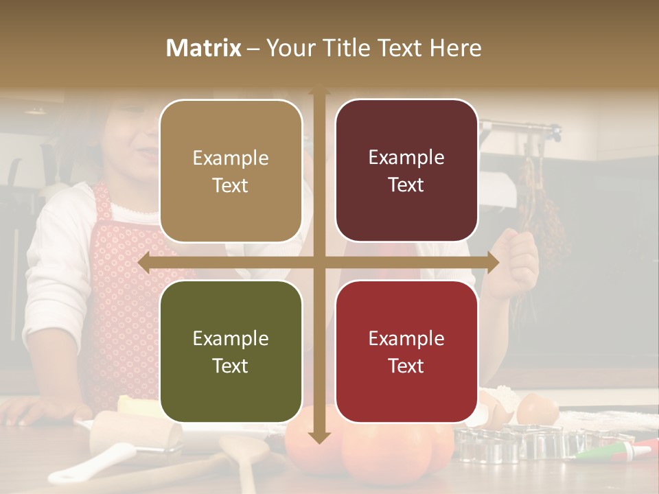 Child Woman Son PowerPoint Template