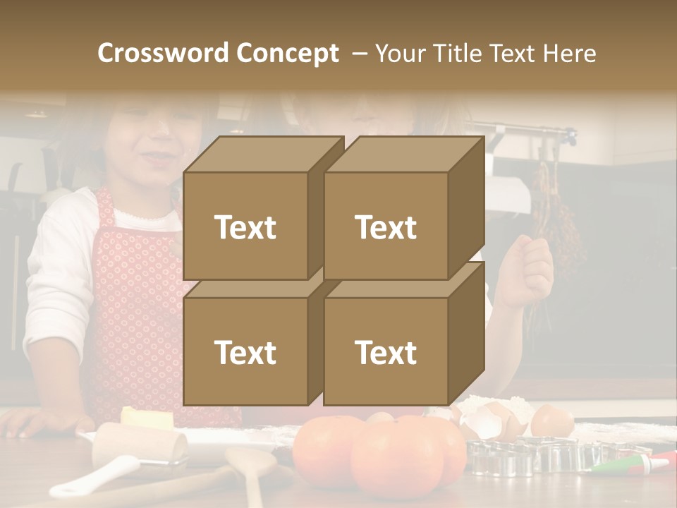 Child Woman Son PowerPoint Template