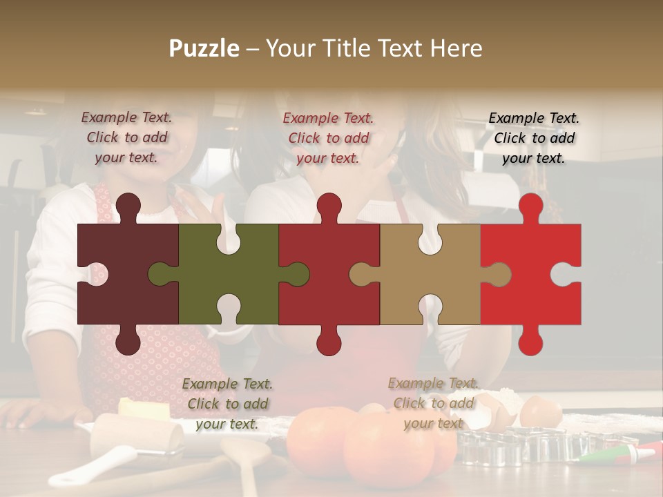 Child Woman Son PowerPoint Template