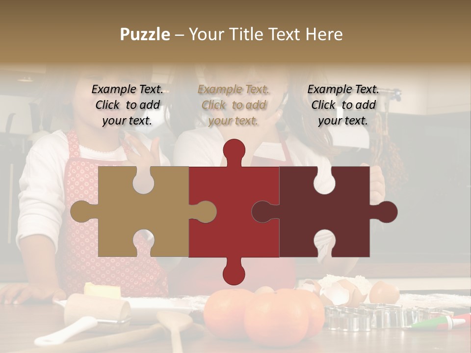 Child Woman Son PowerPoint Template