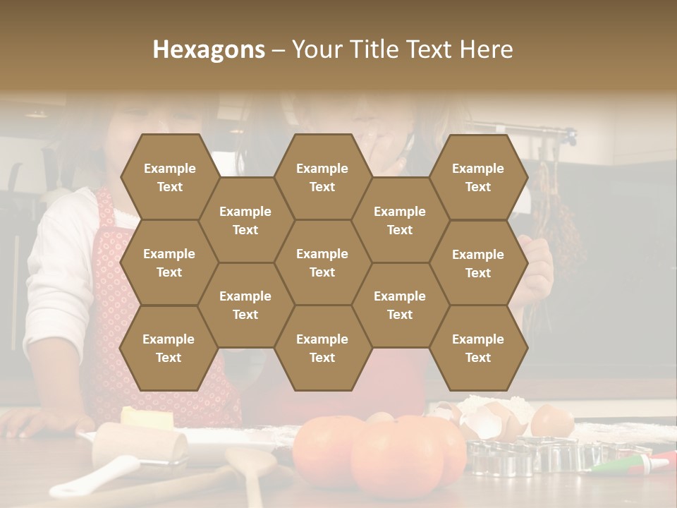 Child Woman Son PowerPoint Template