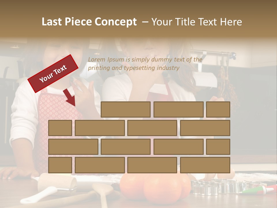 Child Woman Son PowerPoint Template