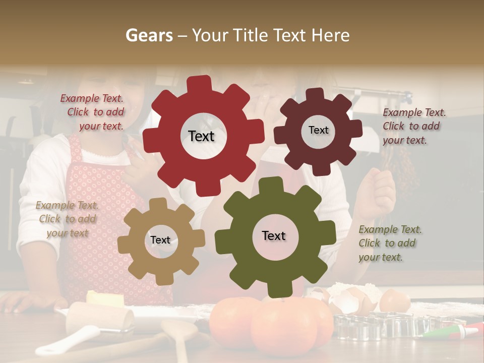 Child Woman Son PowerPoint Template