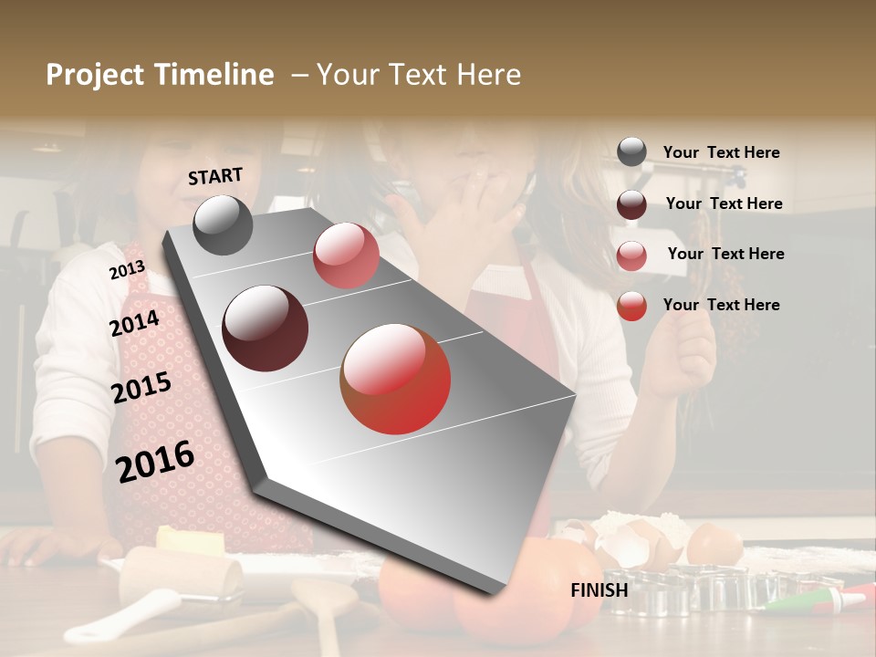 Child Woman Son PowerPoint Template