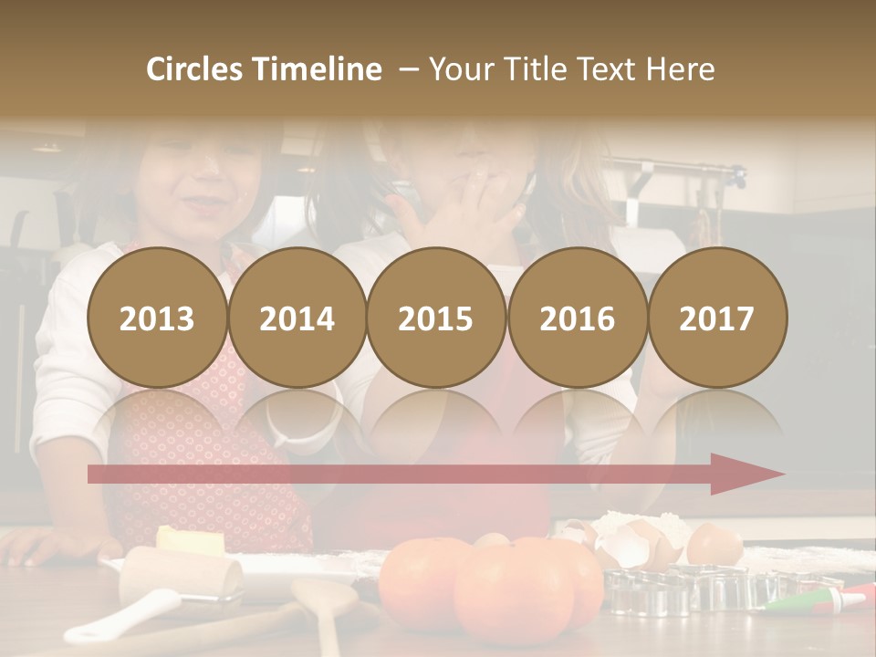 Child Woman Son PowerPoint Template