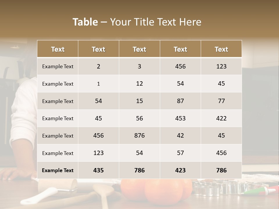 Child Woman Son PowerPoint Template