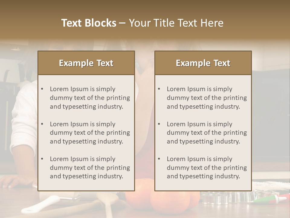 Child Woman Son PowerPoint Template