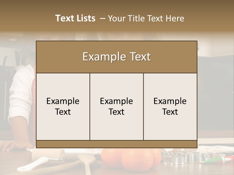Child Woman Son PowerPoint Template