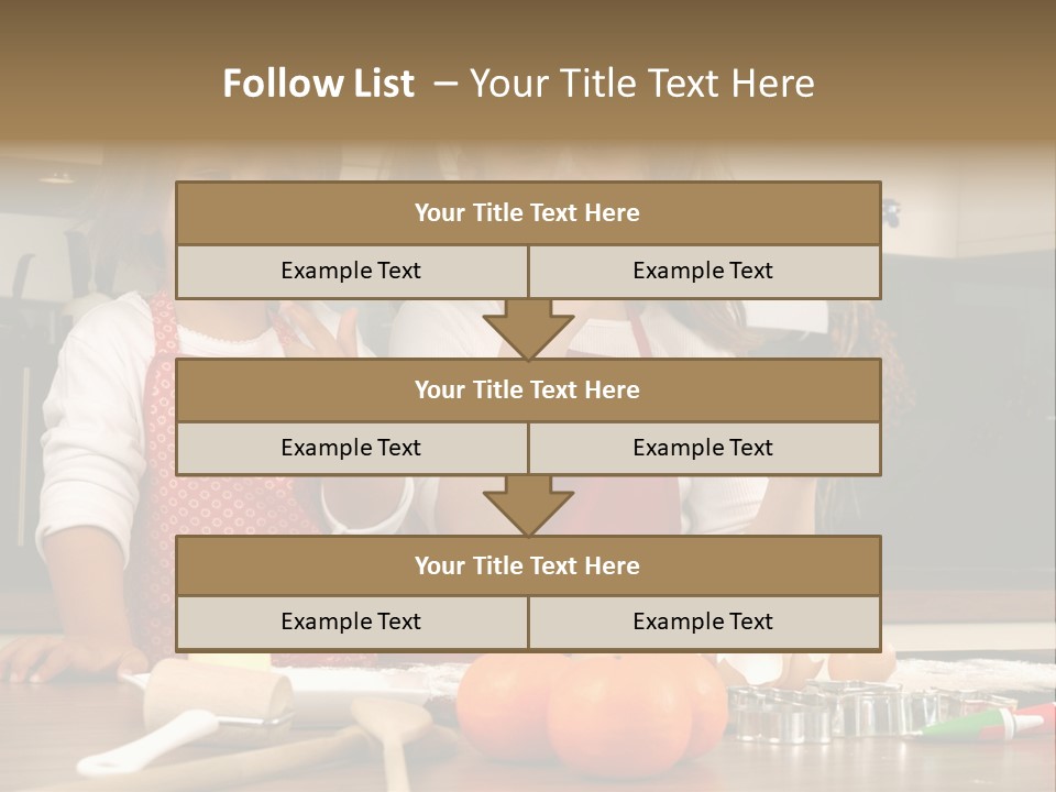 Child Woman Son PowerPoint Template