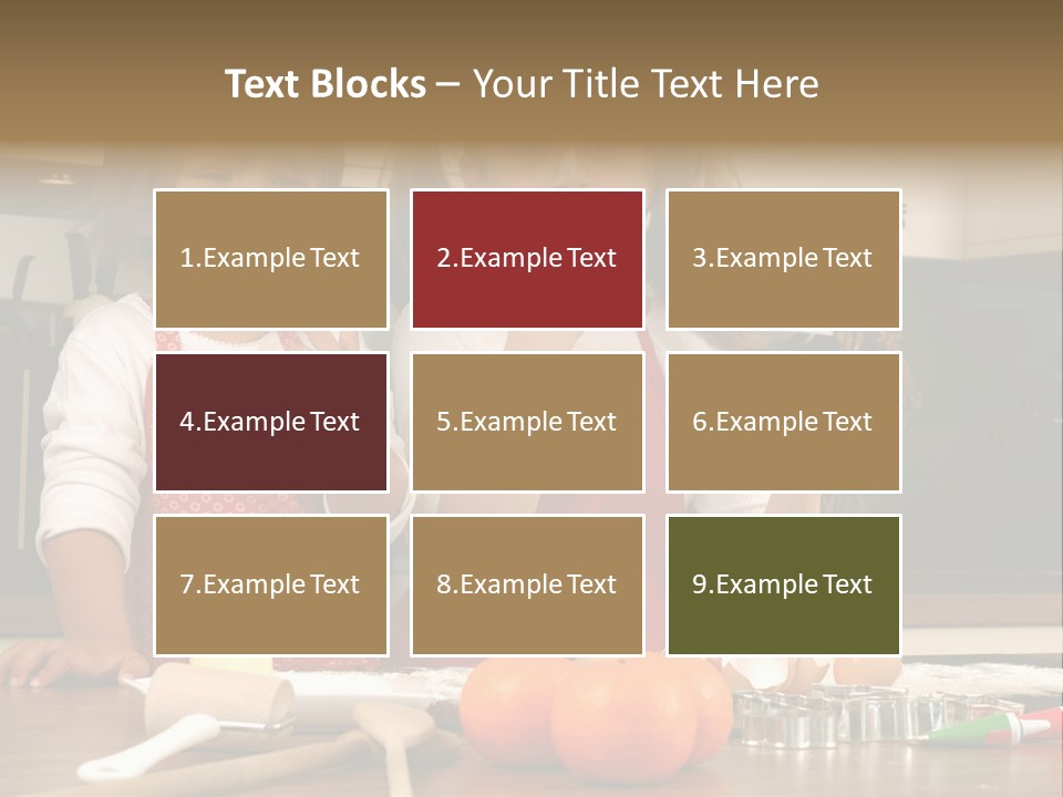 Child Woman Son PowerPoint Template