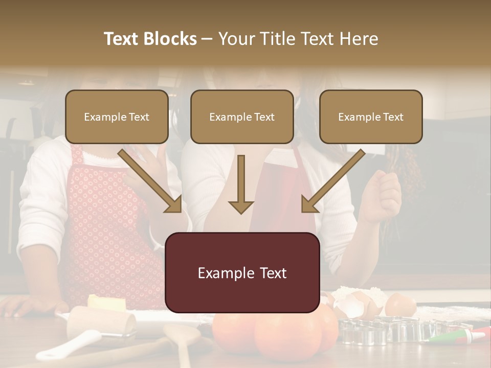 Child Woman Son PowerPoint Template