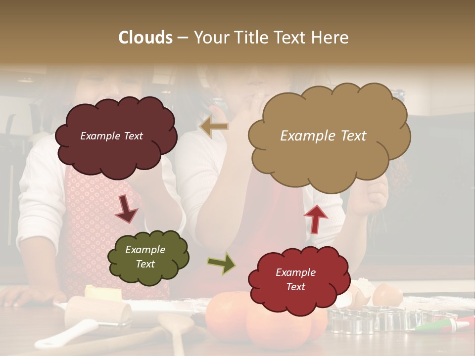 Child Woman Son PowerPoint Template