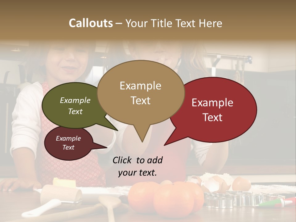 Child Woman Son PowerPoint Template