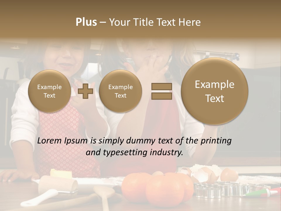 Child Woman Son PowerPoint Template