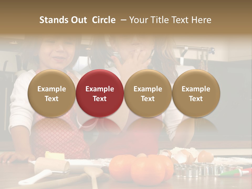 Child Woman Son PowerPoint Template