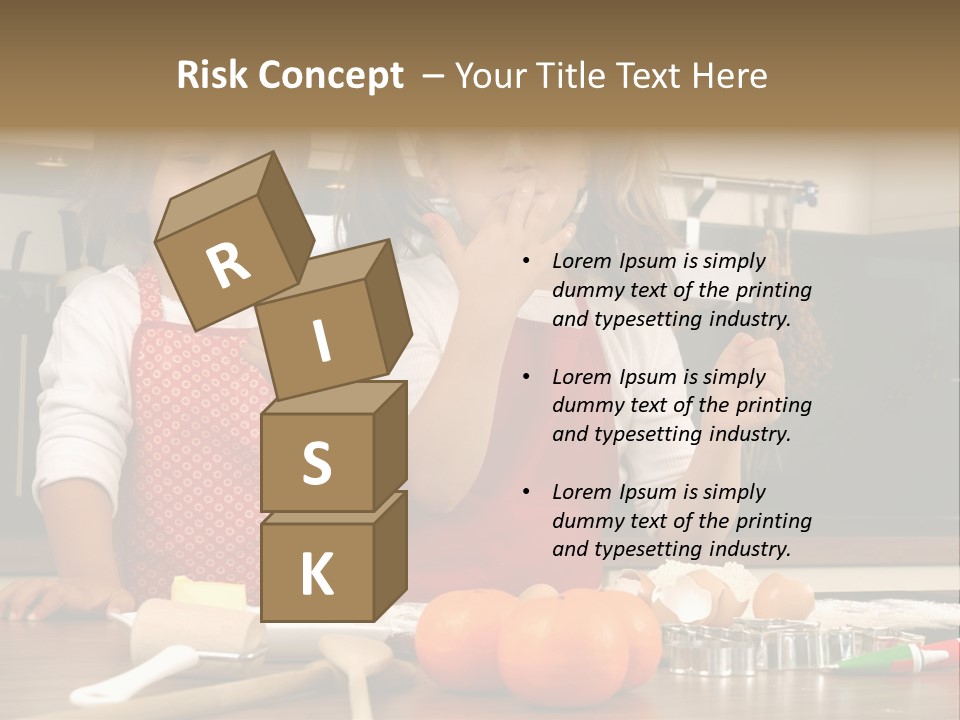 Child Woman Son PowerPoint Template