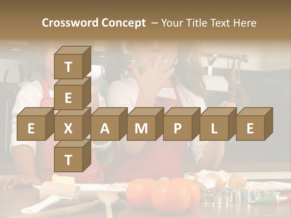 Child Woman Son PowerPoint Template