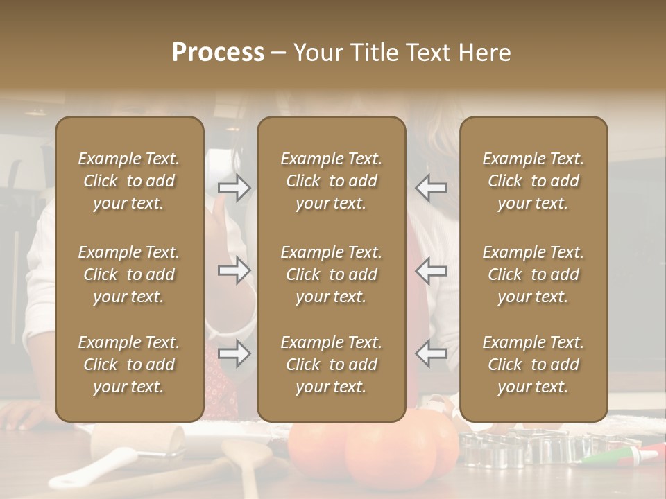 Child Woman Son PowerPoint Template